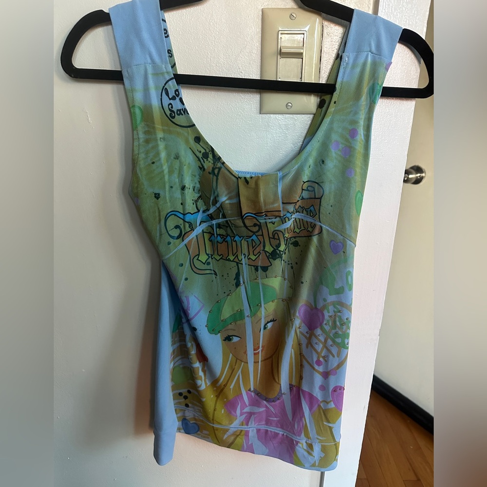 Vintage printed myscene tank